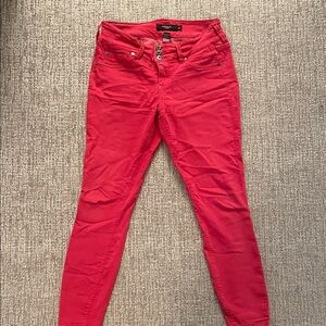 torrid High-Rise Skinny Jeans in Bright Red